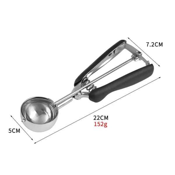 Stainless Steel Ice Cream Scoop & Cookie Disher w/ Handle