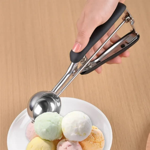 Stainless Steel Ice Cream Scoop & Cookie Disher w/ Handle