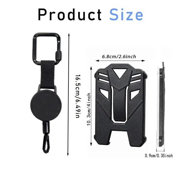 Badge Holder Retractable Clip