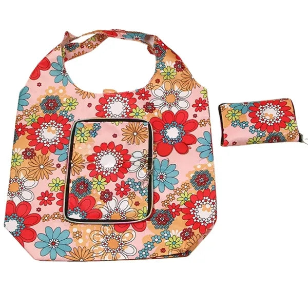 Foldable Portable Shopping Bag with Custom Logo Printing