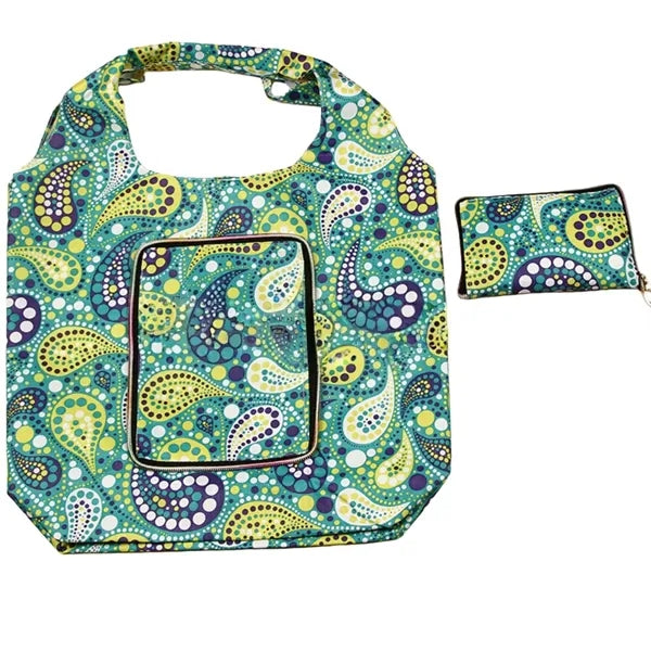 Foldable Portable Shopping Bag with Custom Logo Printing