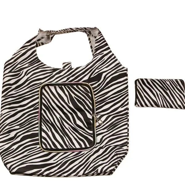 Foldable Portable Shopping Bag with Custom Logo Printing