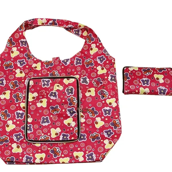 Foldable Portable Shopping Bag with Custom Logo Printing