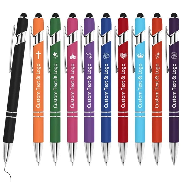 2 in 1 Stylus Ballpoint Touchscreen Writing Pen