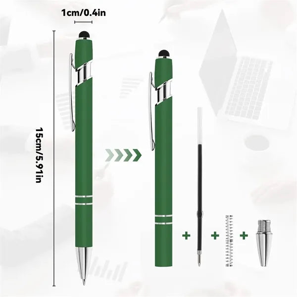 2 in 1 Stylus Ballpoint Touchscreen Writing Pen