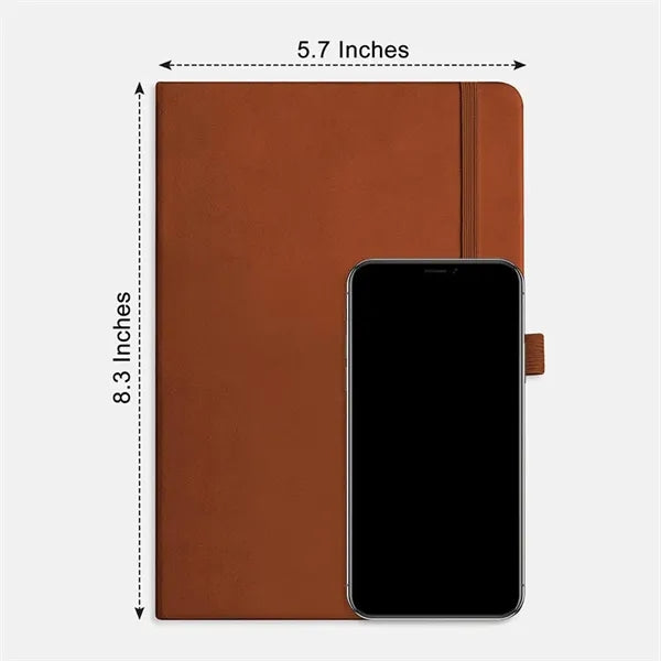 A5 Leather Notebook Journal Lined Writing Organizer