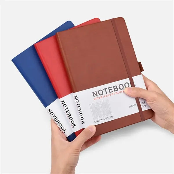 A5 Leather Notebook Journal Lined Writing Organizer