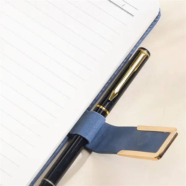 A5 Leather Planner Journal Magnetic Snap Business Notebook