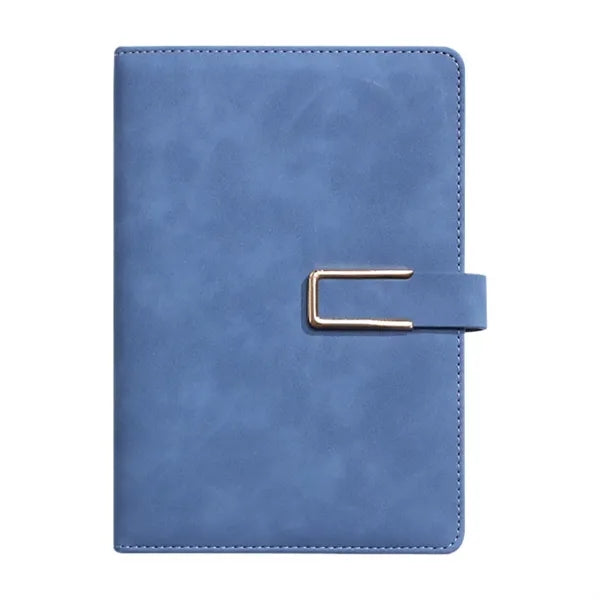 A5 Leather Planner Journal Magnetic Snap Business Notebook