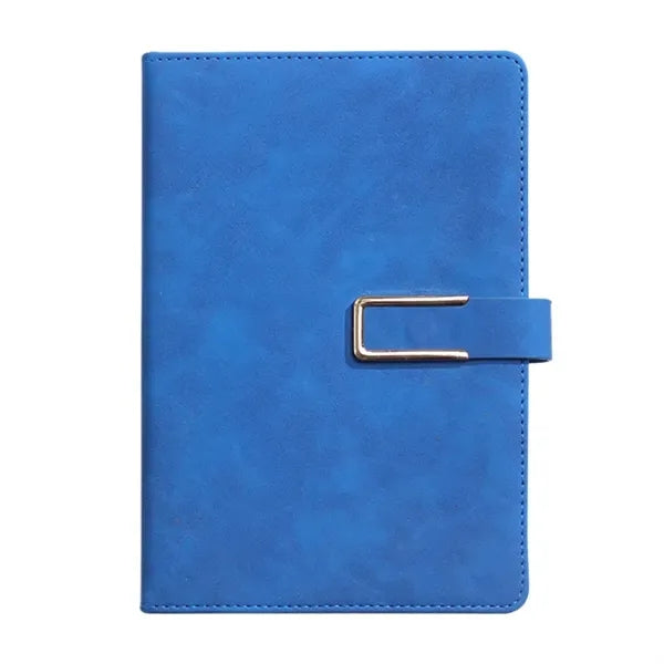 A5 Leather Planner Journal Magnetic Snap Business Notebook