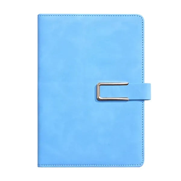 A5 Leather Planner Journal Magnetic Snap Business Notebook