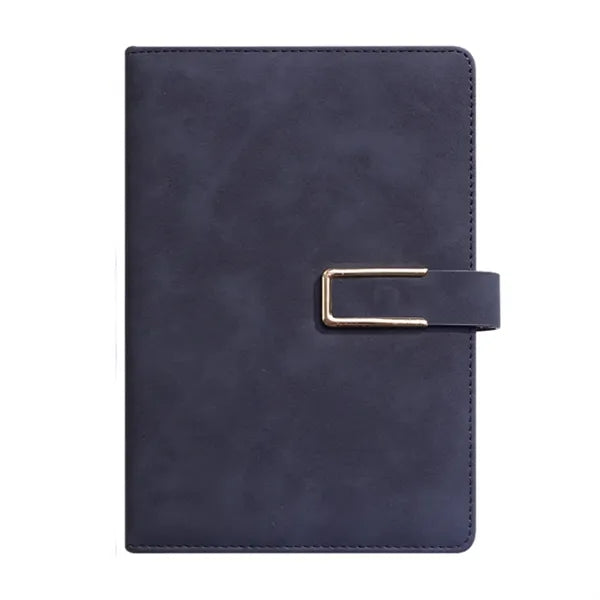 A5 Leather Planner Journal Magnetic Snap Business Notebook