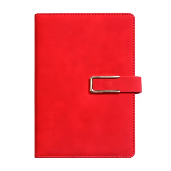 A5 Leather Planner Journal Magnetic Snap Business Notebook