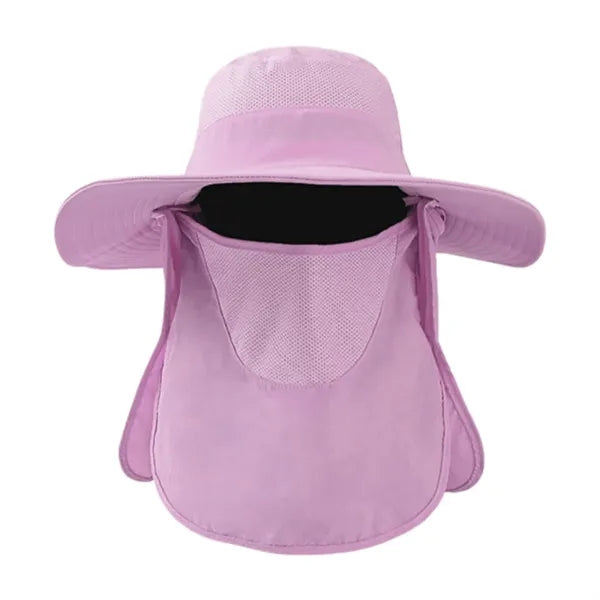 UPF 50+ Bucket Hat with Neck Flap for Men & Women
