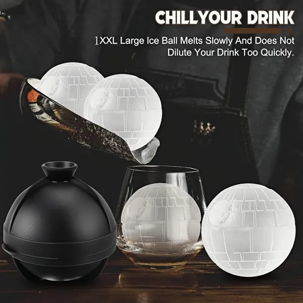 3D Death Star Ball Cube Molds Silicone Fun