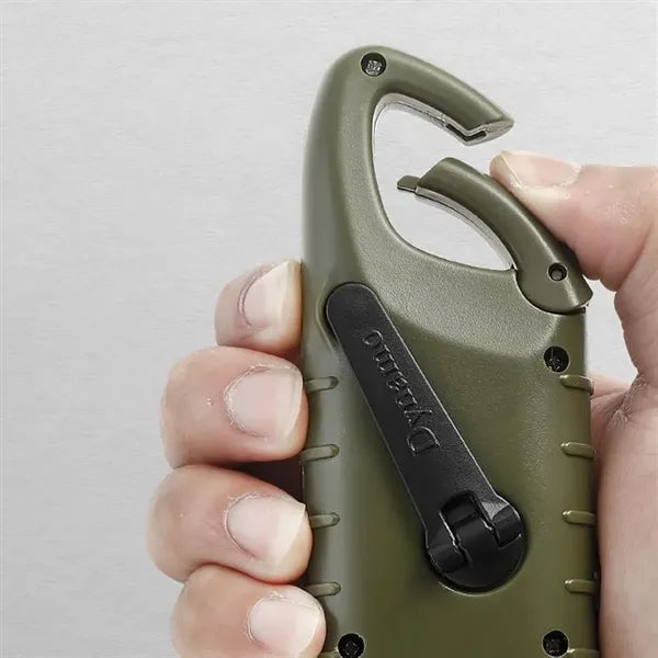 Solar Hand Crank LED Flashlight With Keychain