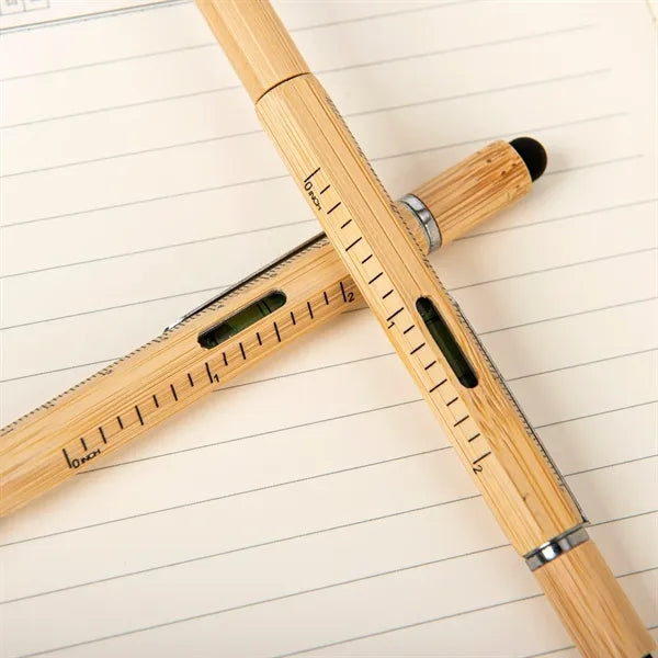 6-in-1 Bamboo Tool Pen