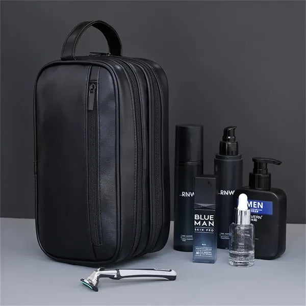 Black Travel Toiletry Bag for Women and Men