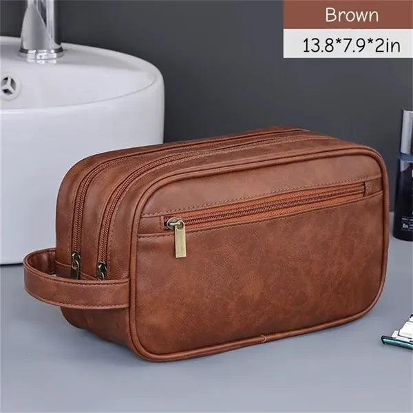 Black Travel Toiletry Bag for Women and Men
