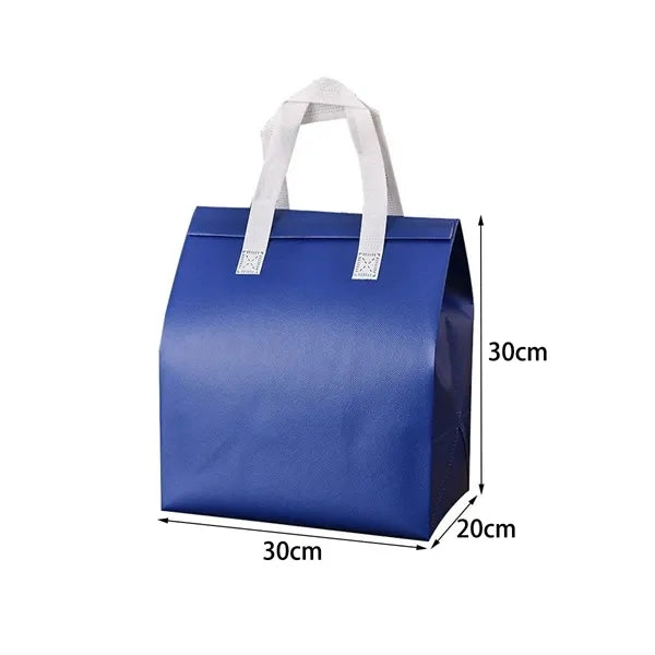 Insulated Non-Woven Thermal Food Delivery Cooler Tote Bag