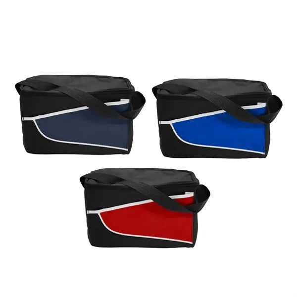 12 Cans Two Tone Insulated Cooler Bag with Shoulder Strap