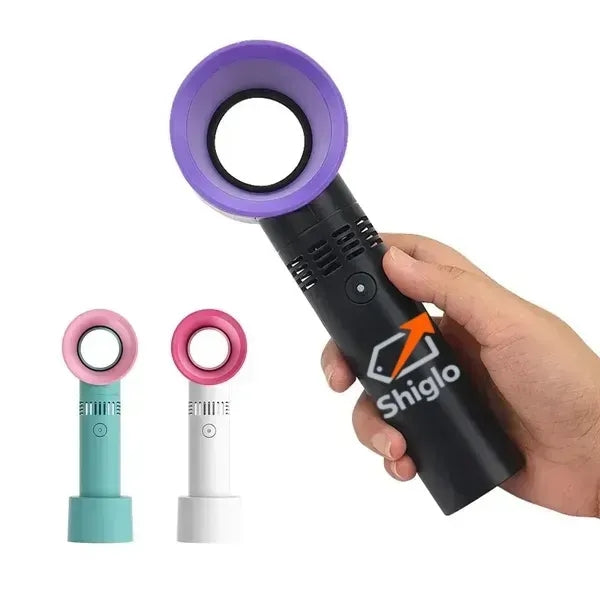 USB Rechargeable Bladeless Mini Fan Air Conditioning Blower