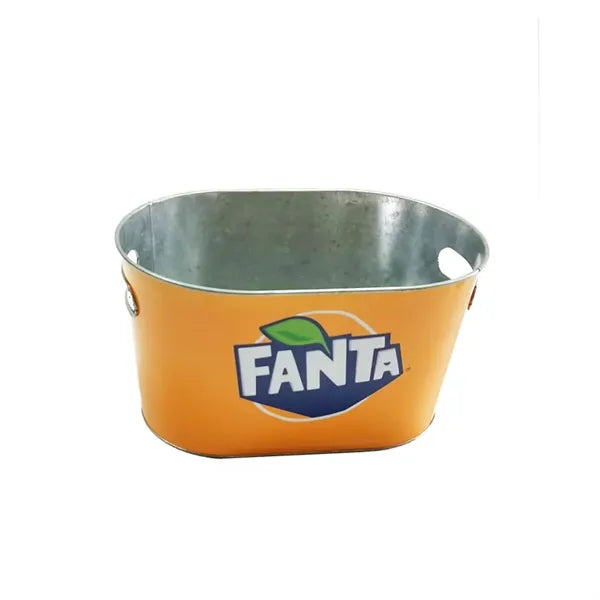 Galvanized Steel Ice Bucket with Handle for Beer