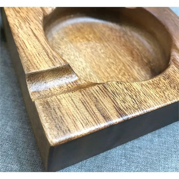 Solid Wood Cigar Ashtray