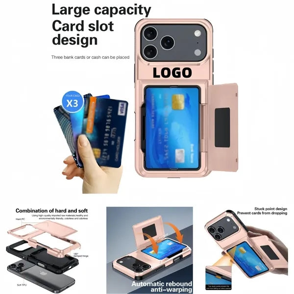 Shockproof wallet phone case