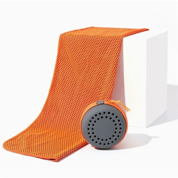 Silicone Case Cooling Sports Quick-Dry Towel