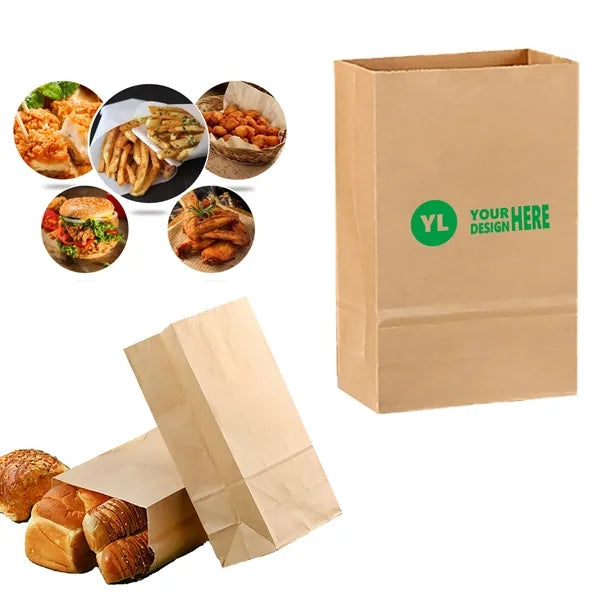 Disposable Lunch Food Snacks Paper Bag