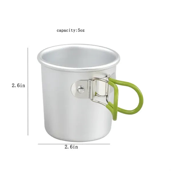 Logo Foldable Aluminum Camping Cup