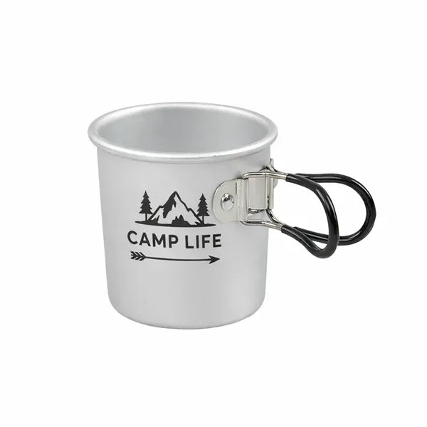 Logo Foldable Aluminum Camping Cup
