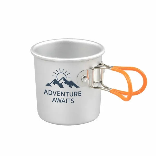 Logo Foldable Aluminum Camping Cup