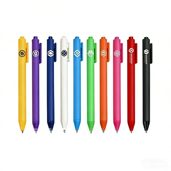 Colorful Plastic Ballpoint Pen with Logo