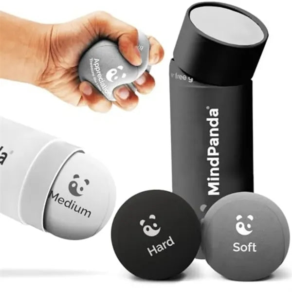 2.4 Inch Egg-Shaped Silicone Grip Ball Stress Relief Toy