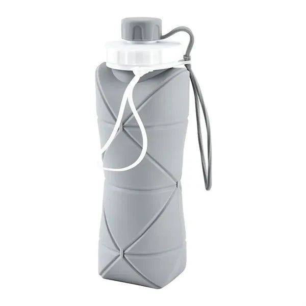 20.28oz Collapsible Silicone Water Bottle Portable Cup