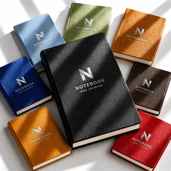 A5 PU Leather Litchi Texture Notebook