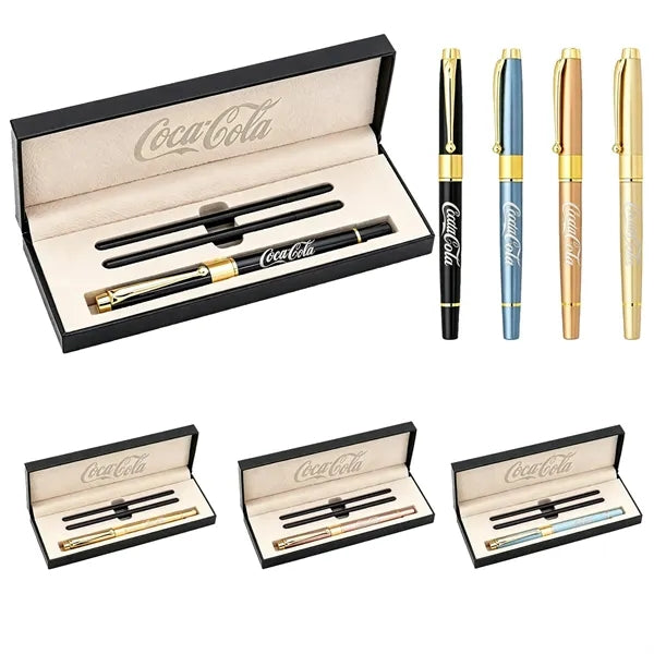 Luxury gift box with exquisite fountain pens