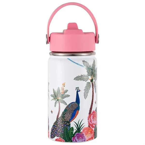 12oz Kids Insulated Water Bottle with Straw Lid and Handle