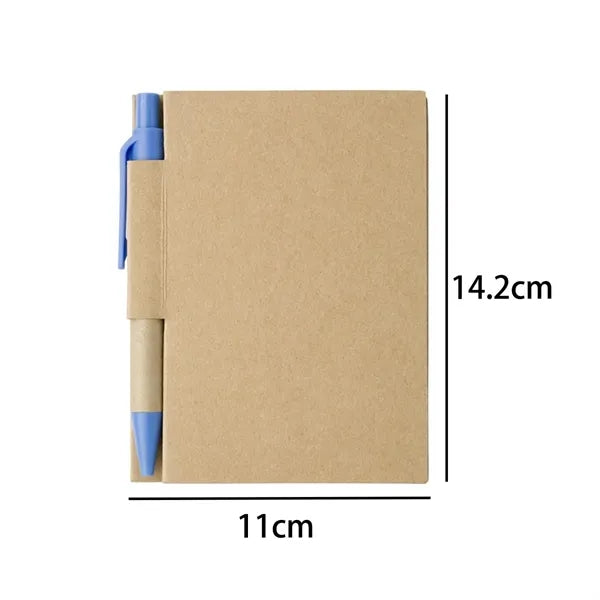 Recycled Kraft Paper Notebook with Pen for Promotions