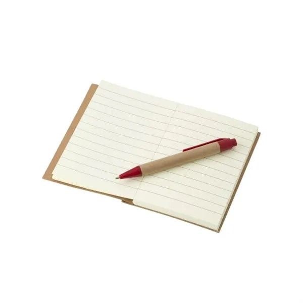 Recycled Kraft Paper Notebook with Pen for Promotions