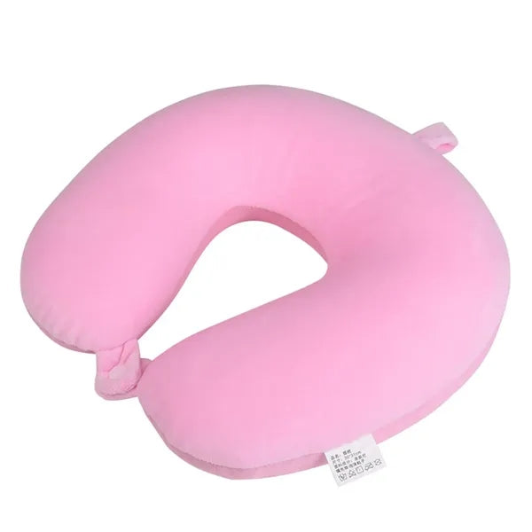 Printed Microbead Travel Neck Pillow, U-Shaped Pillow