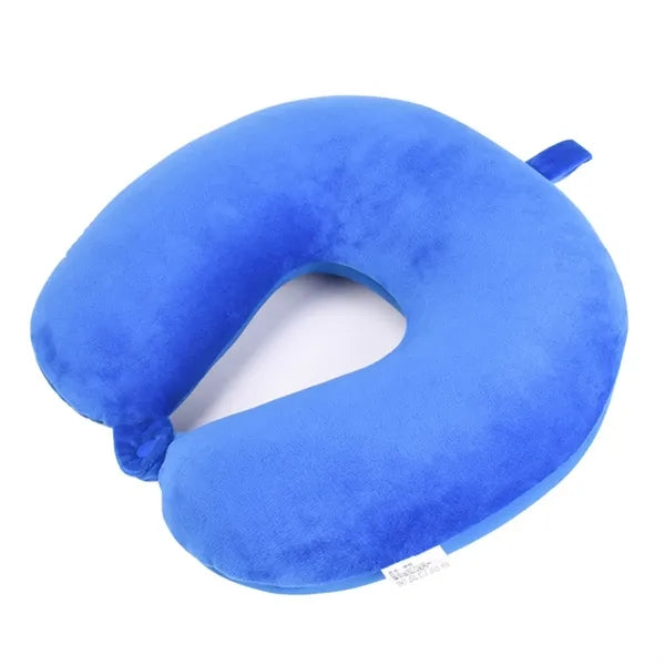 Printed Microbead Travel Neck Pillow, U-Shaped Pillow
