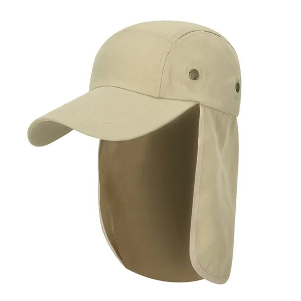 UPF 50+ Sun Neck Flap Hat, Fishing Cap for Men & Women