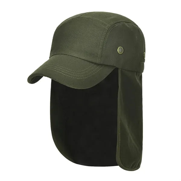 UPF 50+ Sun Neck Flap Hat, Fishing Cap for Men & Women