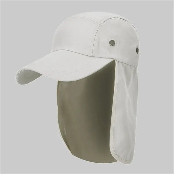 UPF 50+ Sun Neck Flap Hat, Fishing Cap for Men & Women