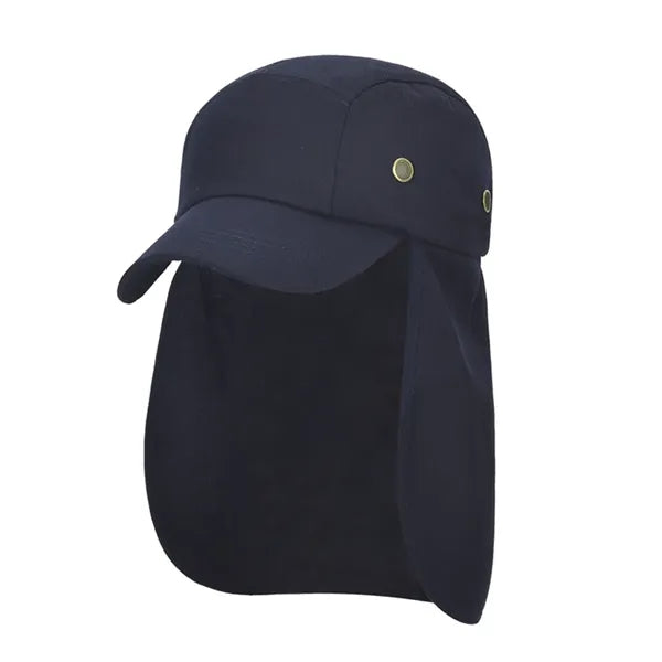 UPF 50+ Sun Neck Flap Hat, Fishing Cap for Men & Women