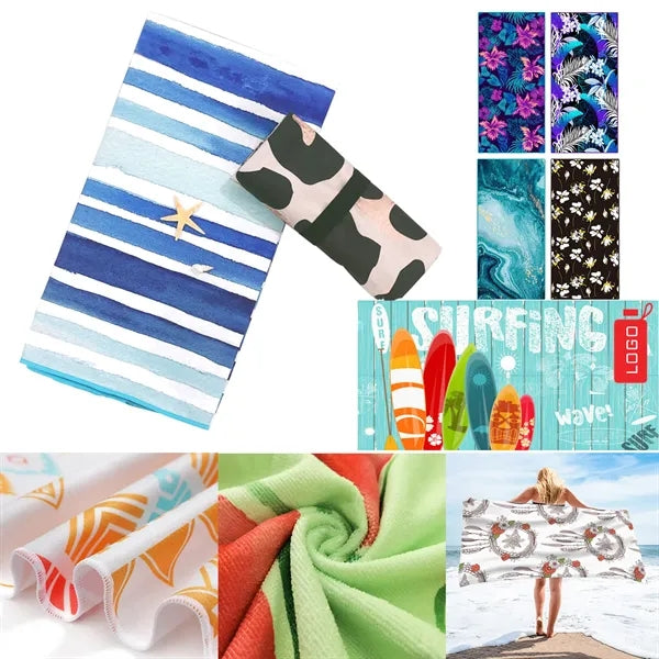 Rectangular Beach Towel Made Of Polyester