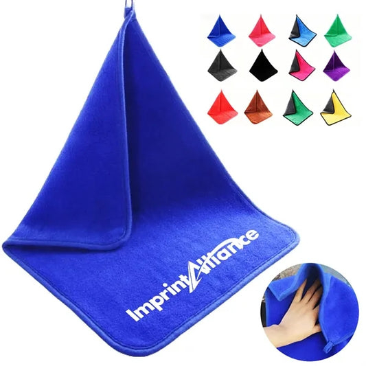 Thick Coral Fleece Hanging Hand Towel Cloth